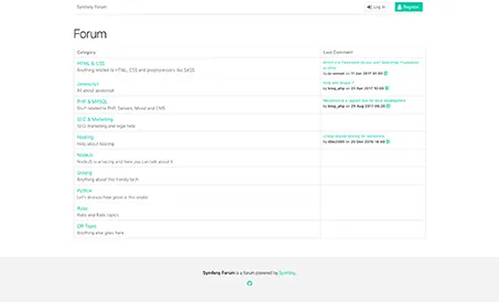 Symfony Forum